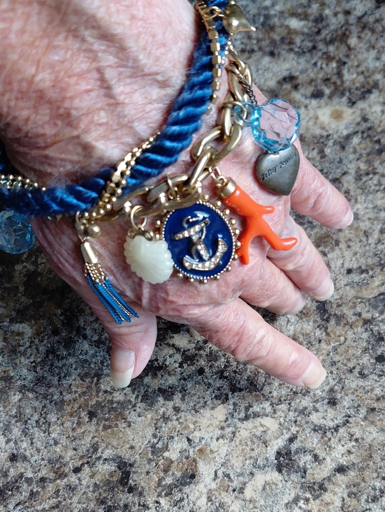 Betsey Johnson Jewelry - RARE BETSY JOHNSON VINTAGE NAUTICAL THEMED BRACLET